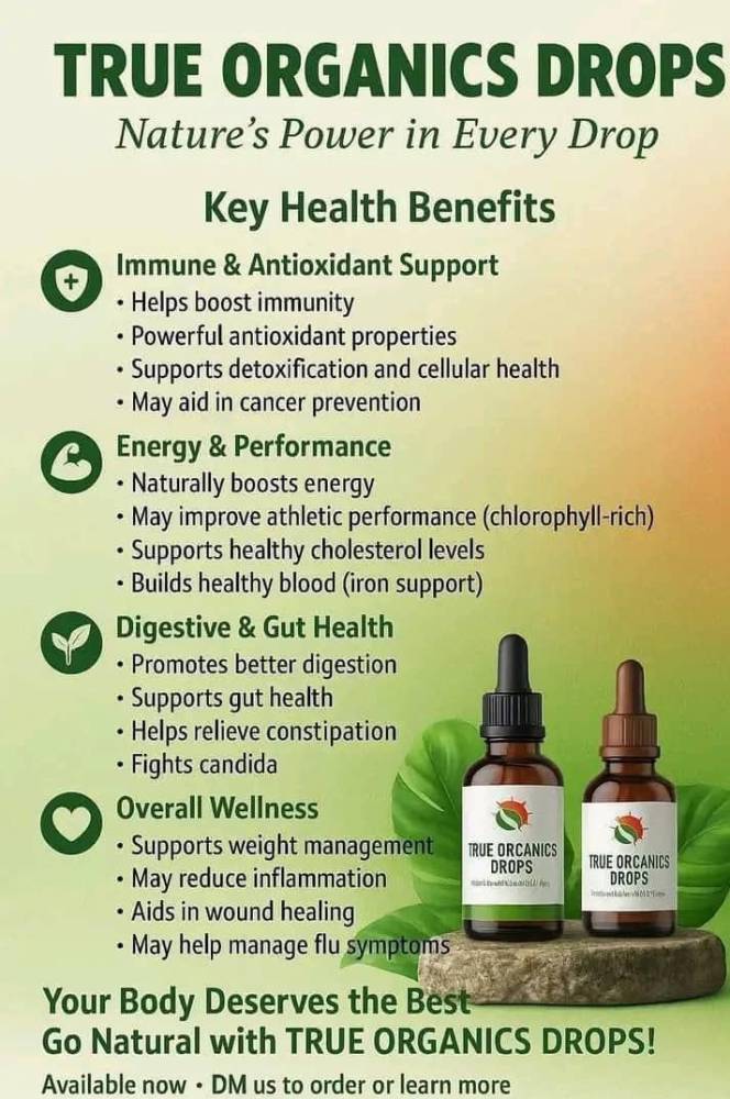 True Organics Drops