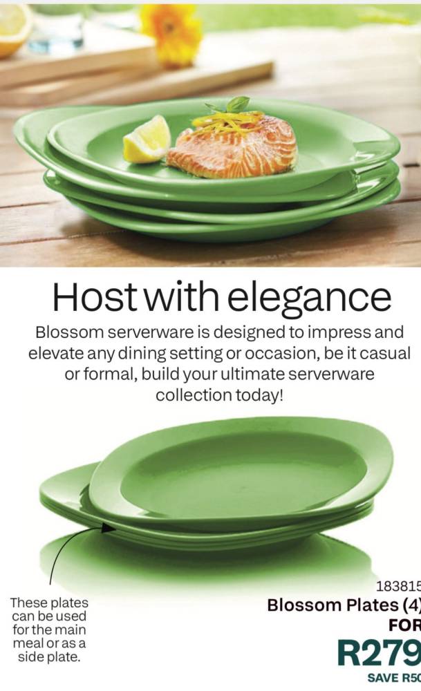 Blossom plate