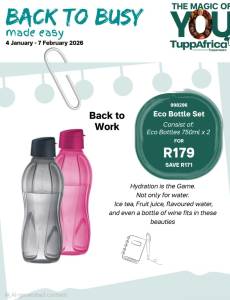 Eco bottle set (2x750ml)