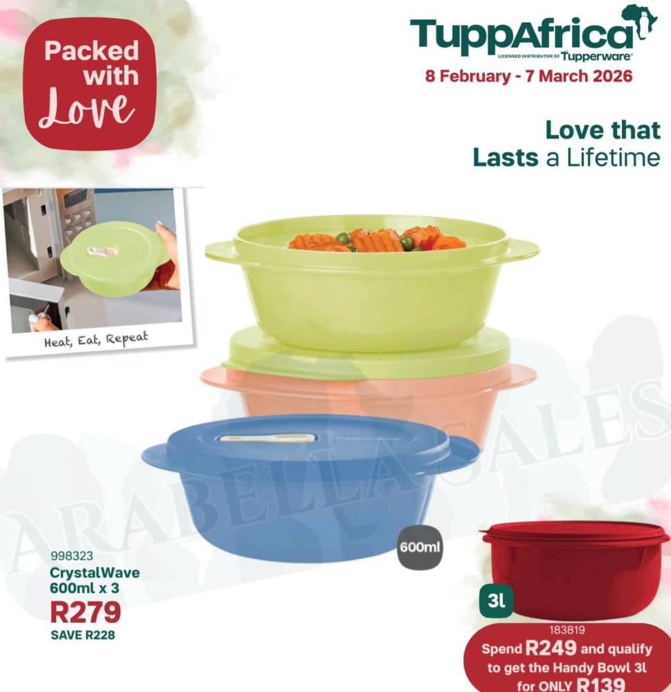 Crystal wave set 600mls